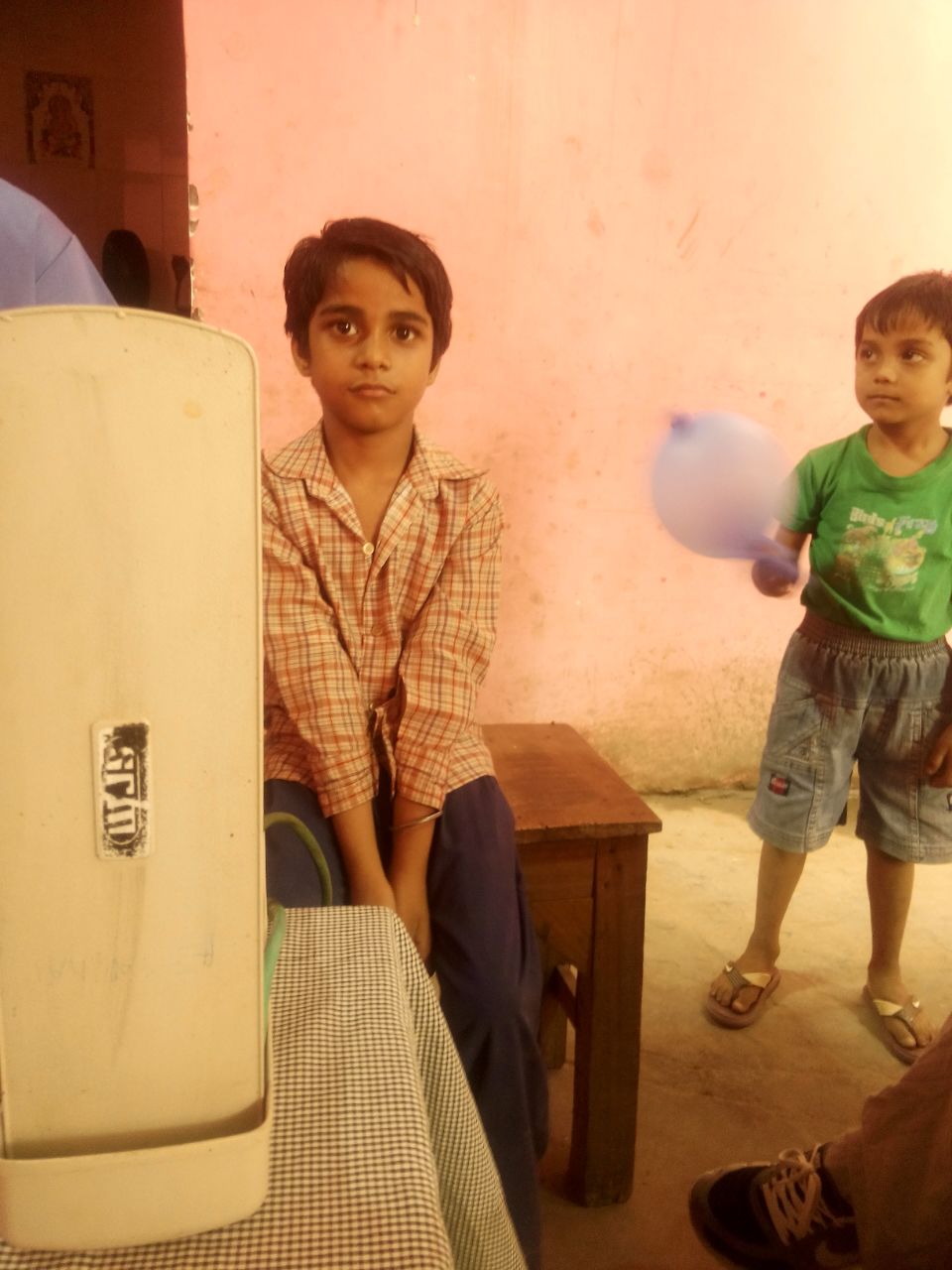 This is Kunal, and he is 10 years old. He received a general health checkup.