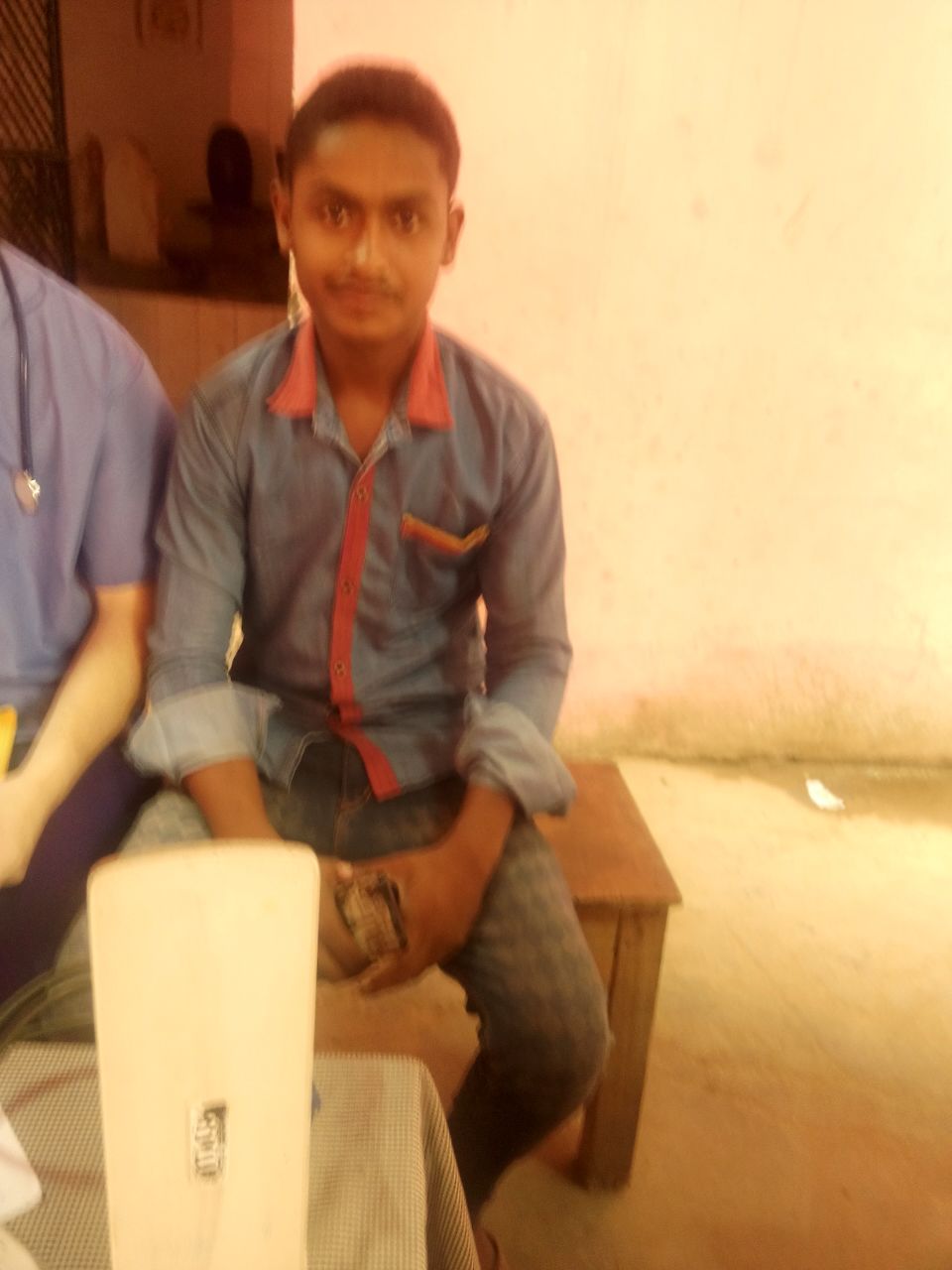 Meet Rohan. He is 13 years old. He works as a rickshaw puller. His favorite hobby is reading. He says he wants to read all of the classic American authors. He received a general health checkup. 