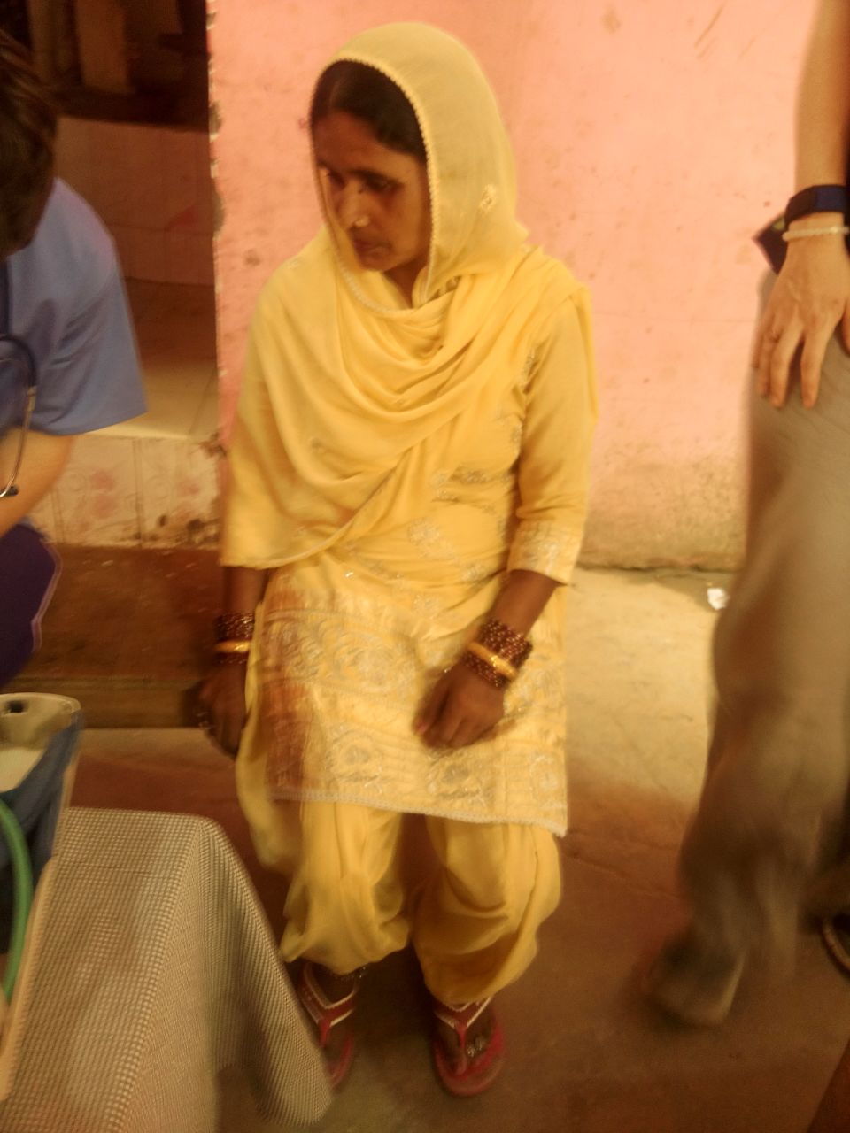 This is Diya. She is 35 years old and is pregnant. She needs prenatal vitamins and prenatal care throughout her pregnancy. 