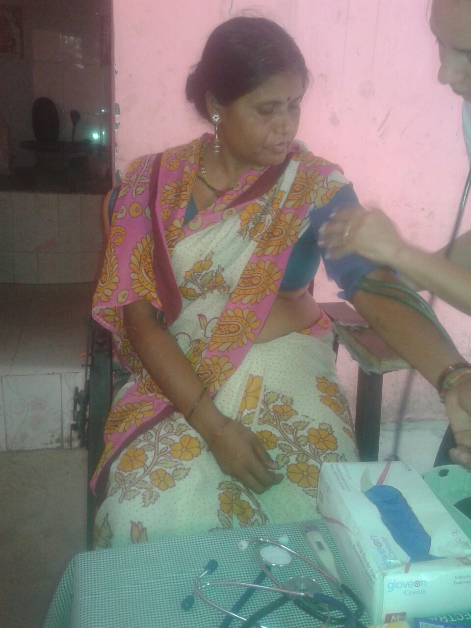 Meet Aswini. She has 6 children. She wants her children to be educated in Delhi. She suffers from high blood pressure and needs medication. 