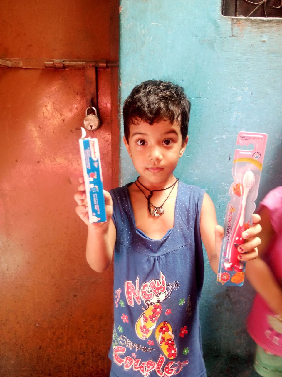 This is Sanjay, and he is 7 years old.