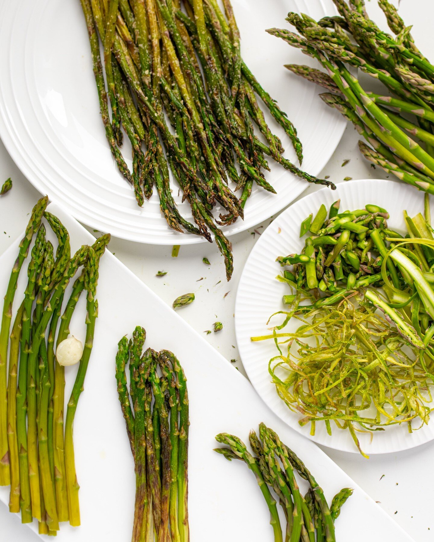 For such a small vegetable, asaparagus has many faces. This week&rsquo;s video covers 8 basic ways to cook asparagus. Fried shavings, marinated, raw, roasted, broiled, saut&eacute;ed, braised, steamed. All simple, direct. Nothing fancy or jushed-up. 