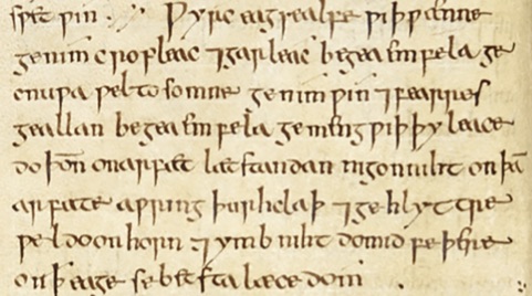 Bald’seyesalve.A facsimile of the recipe, taken from the manuscript known as Bald’s Leechbook (London, British Library, Royal 12, D xvii). 
