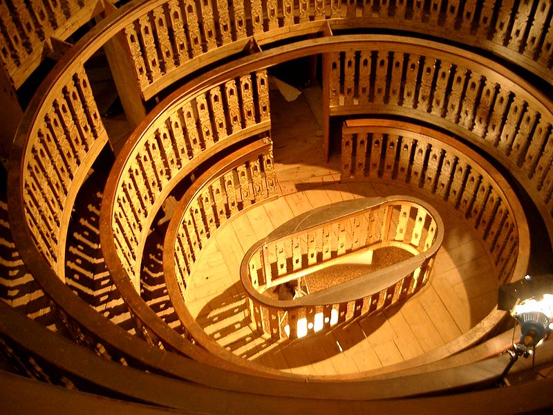 Anatomical Theatre, Palazzo del Bo, at the University of Padua. It was built in 1594 by the anatomist who helped found modern embryology, Girolamo Fabricius. From here .