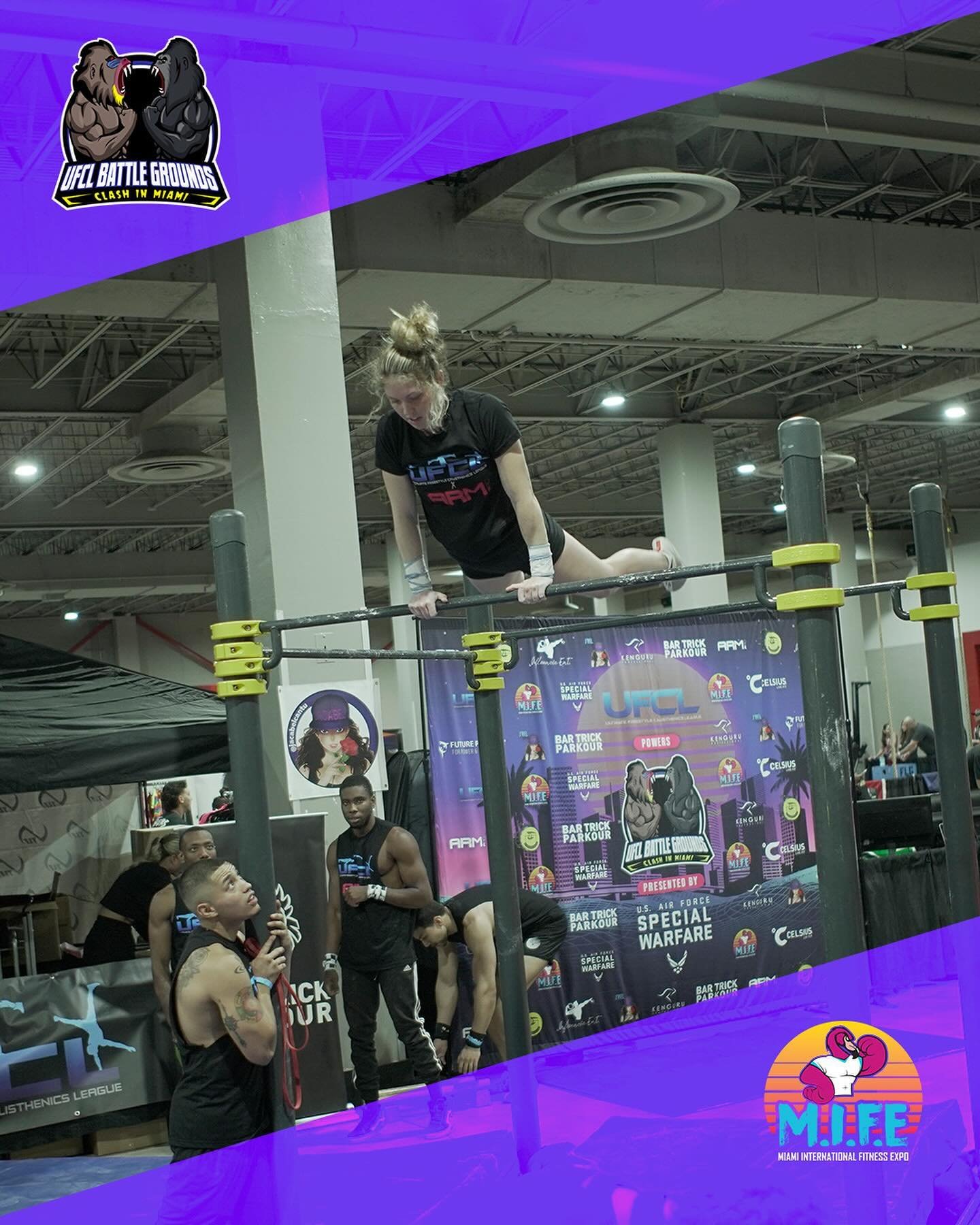 The incredible #calisthenics performances at the M.I.F.E in June offer much more than just a spectacle. 🔥💫 
Experience a showcase of relentless dedication, tireless effort, and exceptional expertise as the bars become a stage for extraordinary exce