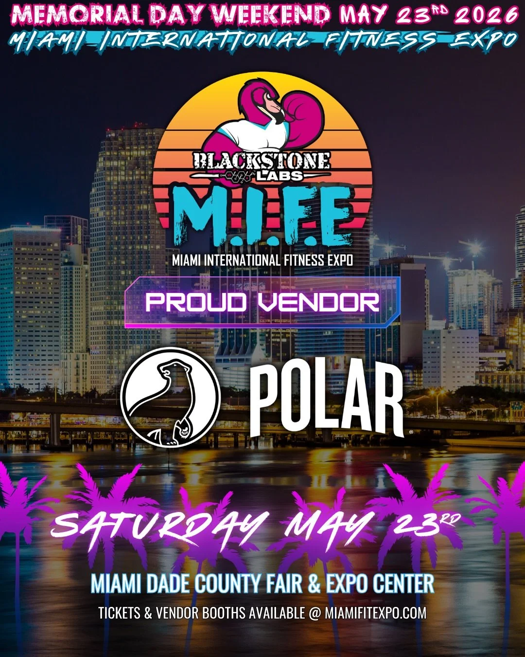 We&rsquo;re thrilled to welcome&nbsp;@polarbeverages back to the&nbsp;Miami International Fitness Expo!&nbsp;🎉

Since 1882, #PolarBeverages - family-owned &amp; based in Worcester, MA - has been crafting premium sparkling beverages with a passion fo