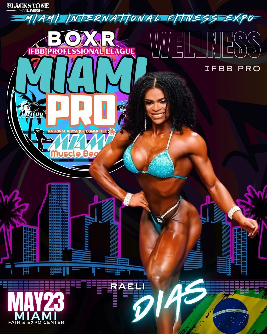 The Pros are ready to battle in&nbsp;Miami on their&nbsp;#RoadToOlympia! 🎉☀️🌴🌊 

We proudly welcome&nbsp;@ifbb_pro_league&nbsp;
Wellness Pro @raelidiaspro 🇧🇷 to the 2026 Miami Pro presented by @boxrgym! ⭕️💪🏽

Built through discipline. Refined 
