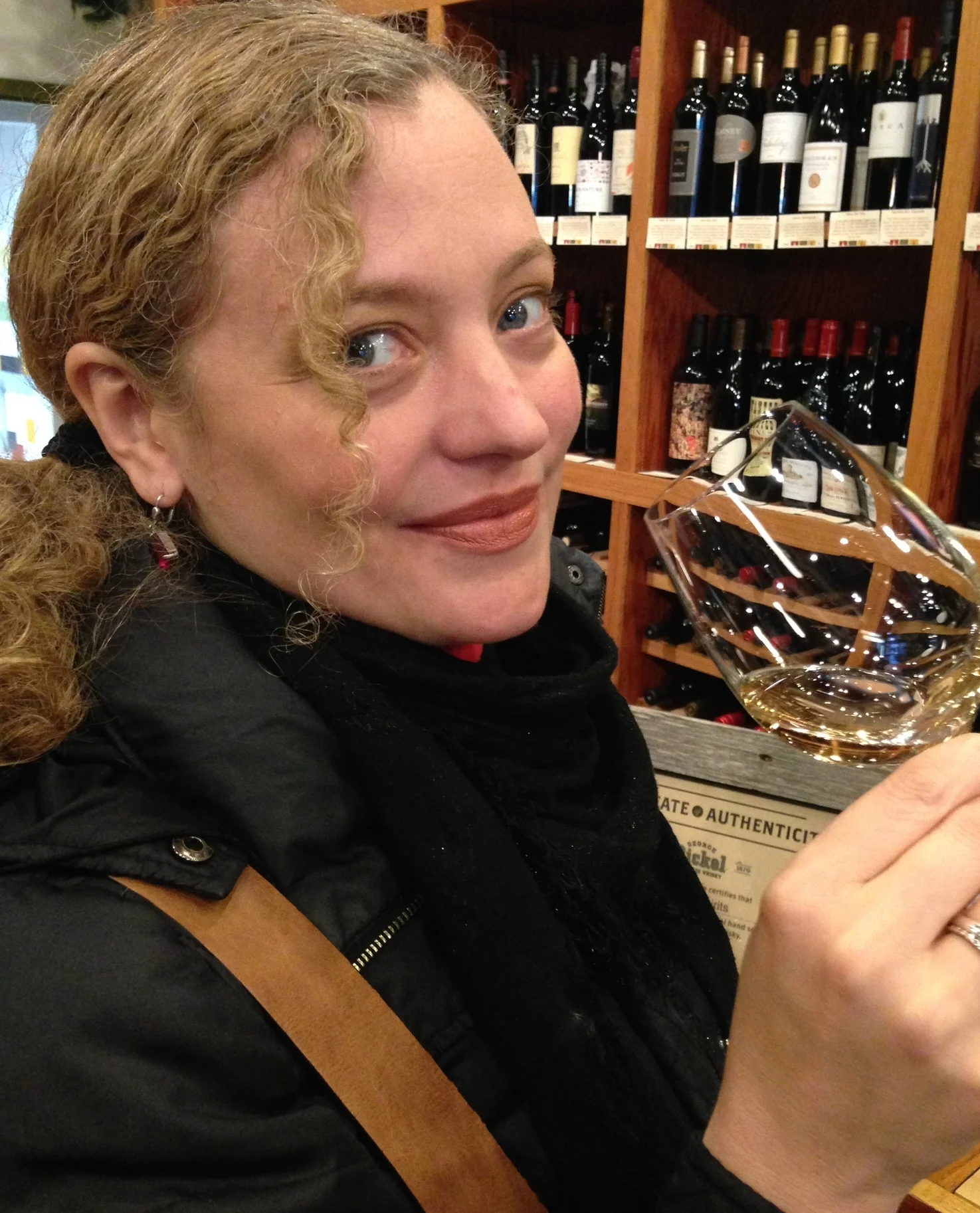 Doing some tasting...