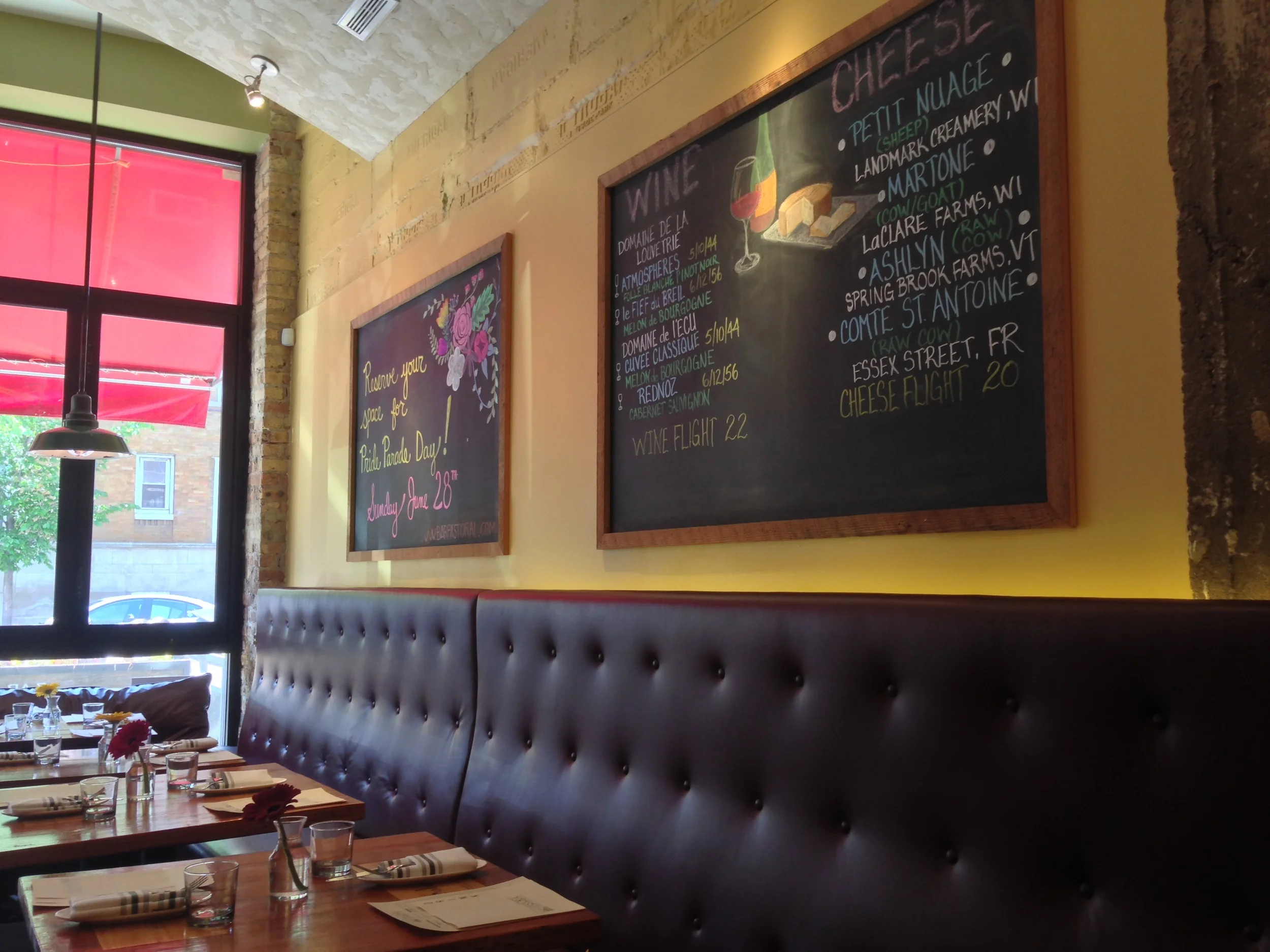 Inside the space at Bar Pastoral