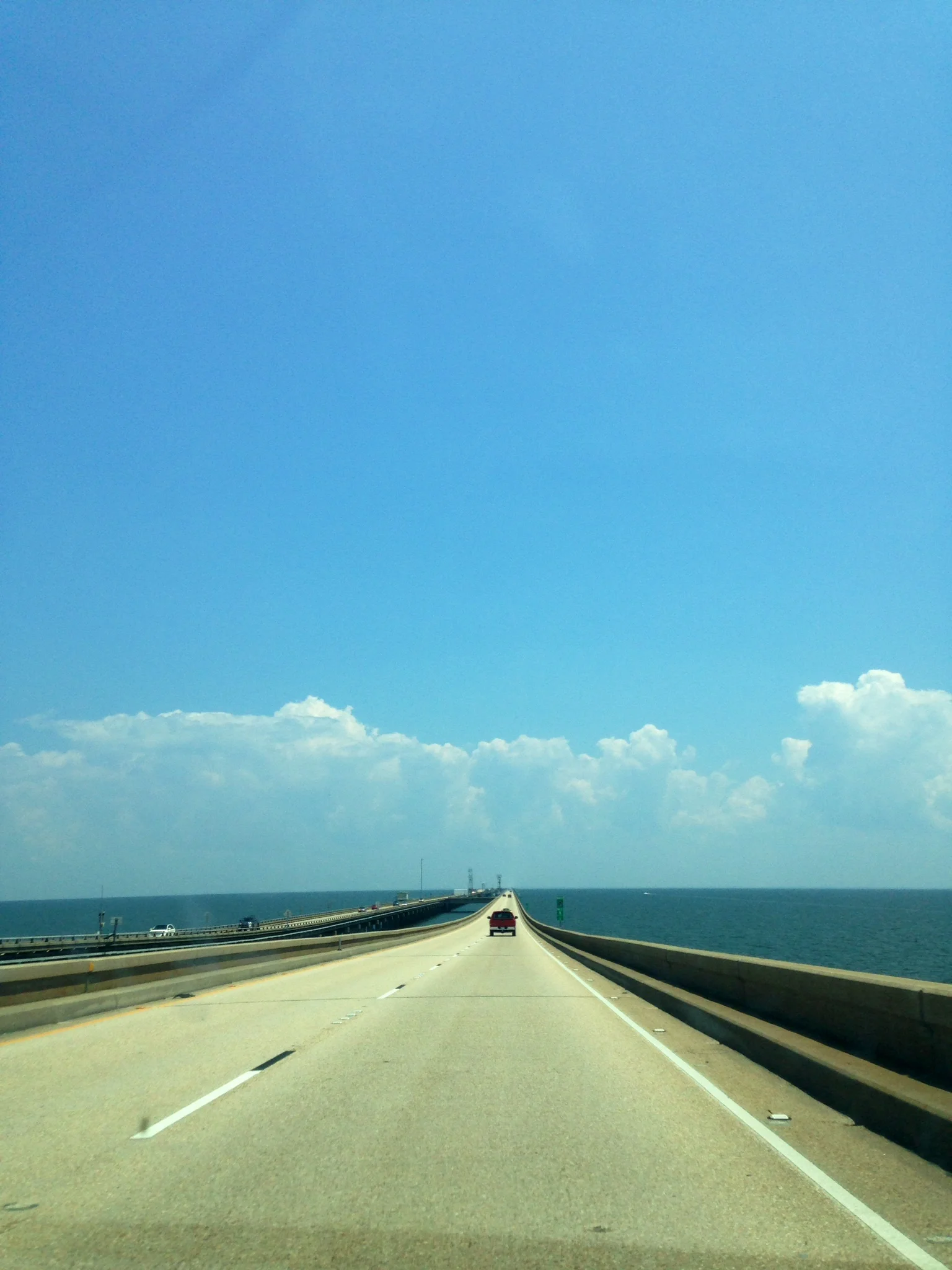 Crossing Lake Pontchartrain on The Causeway