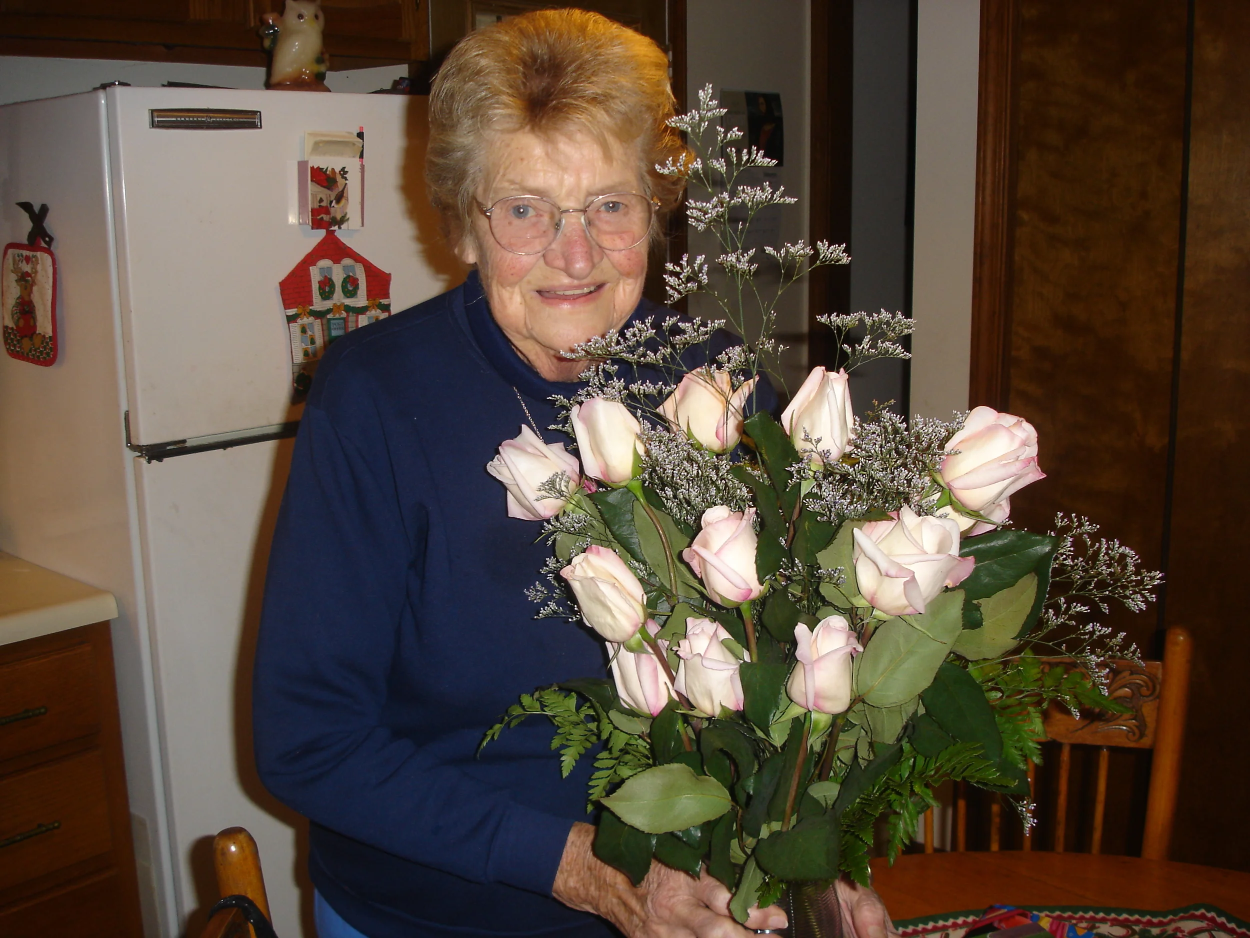 She loved roses. All flowers really. And was so good with them.