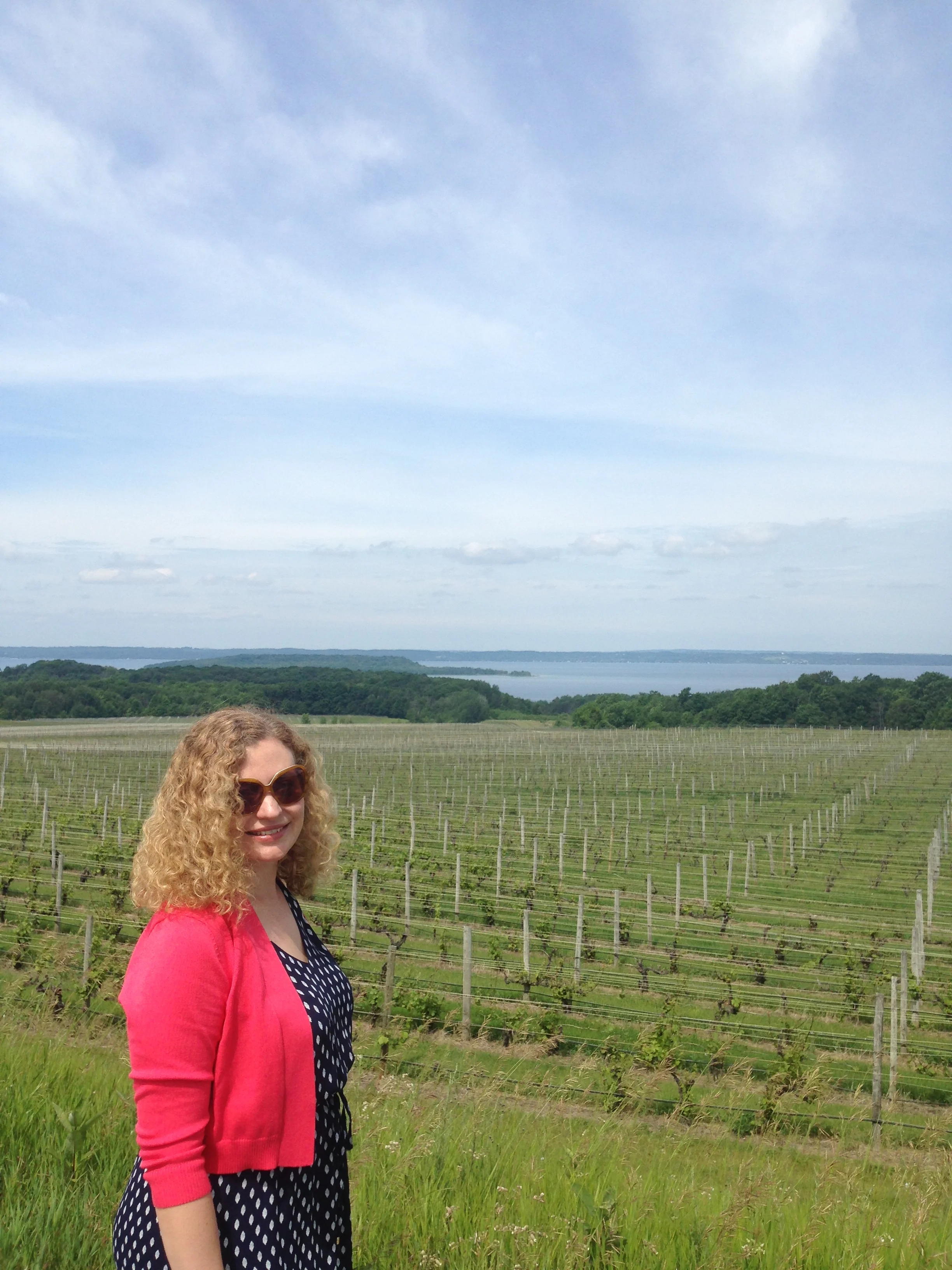One happy wine traveler!
