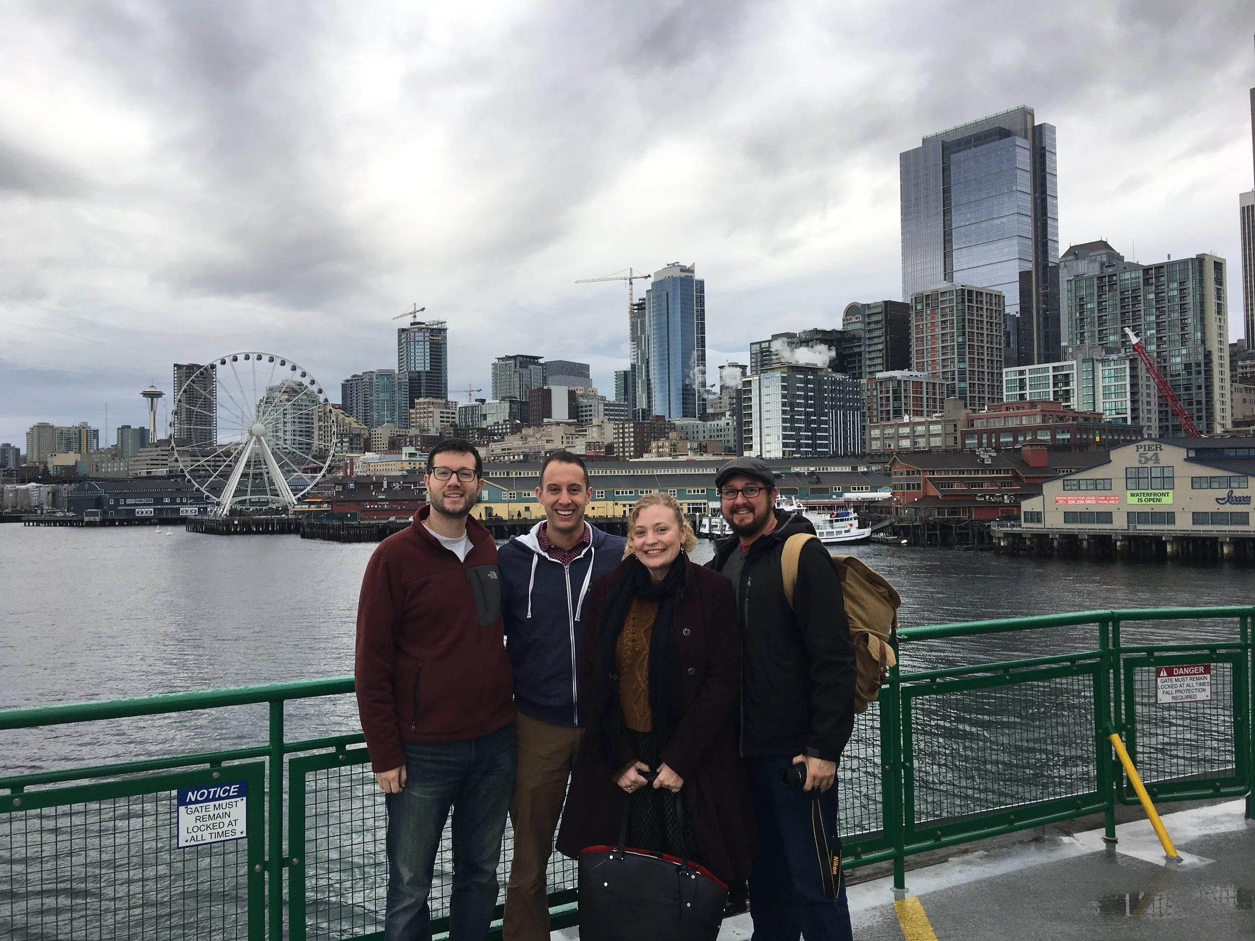 We're on a boat! Bainbridge bound. 