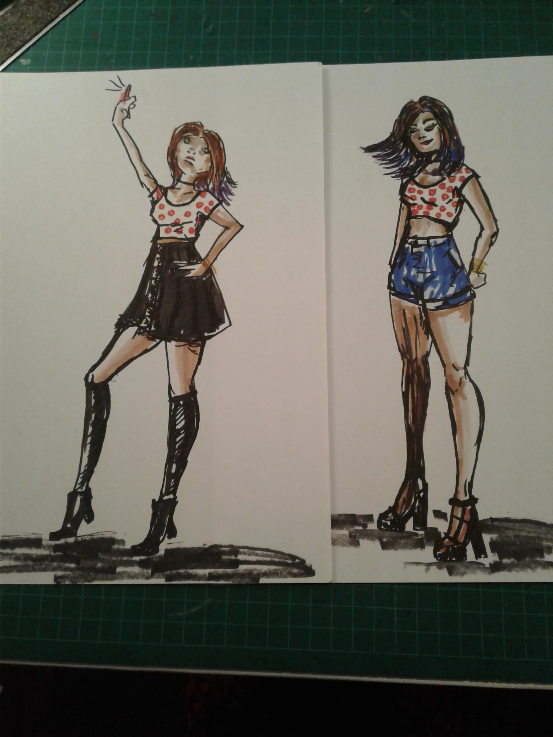 Selfie Prelim sketch
