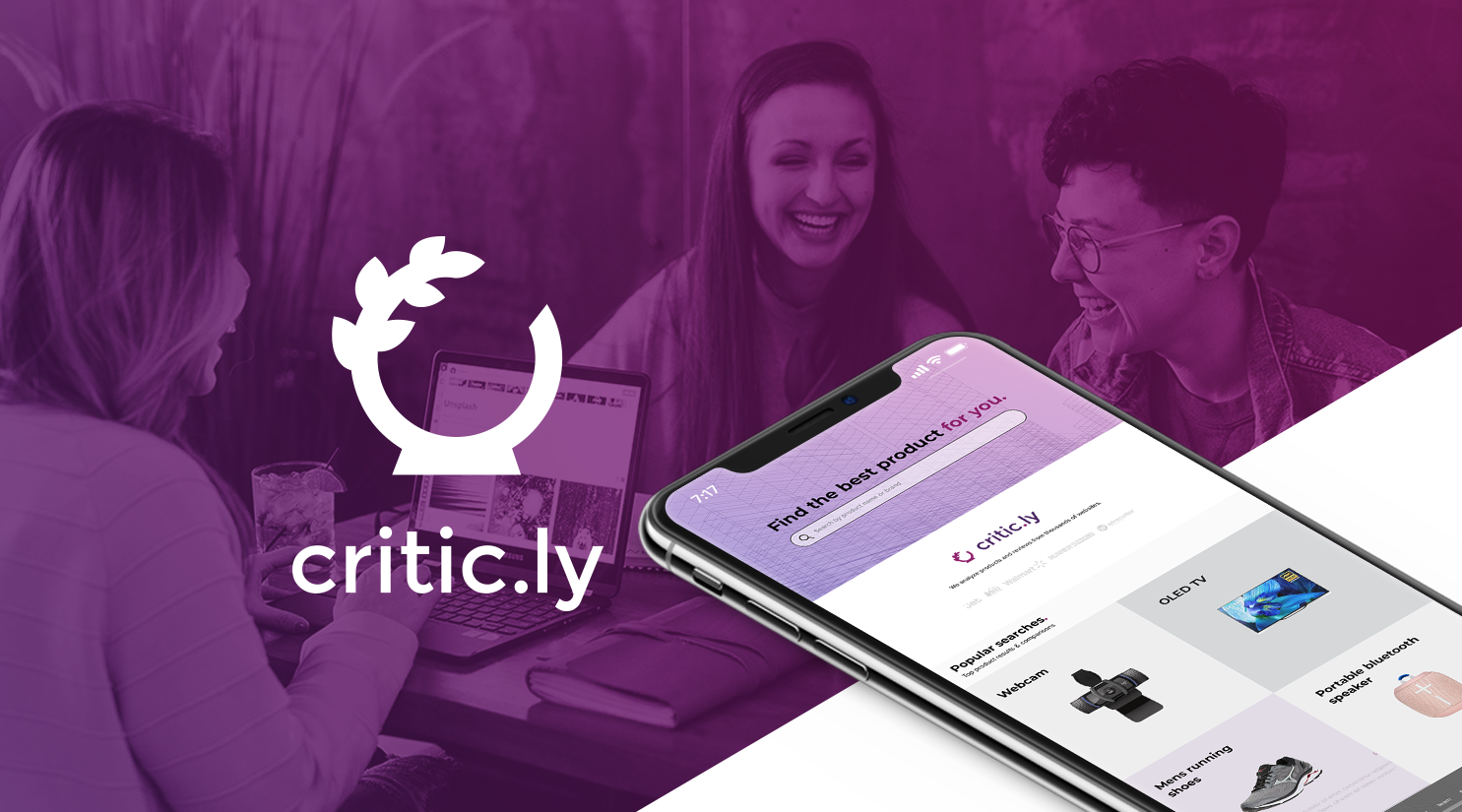 critic.ly search engine website