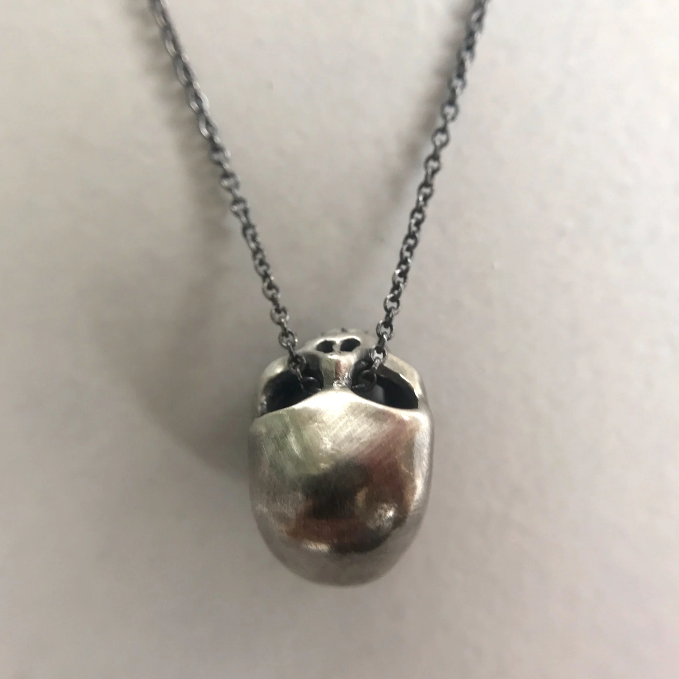 Floating Skull Necklace by Beloved Little Lamb