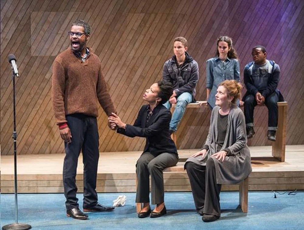 Appearing off-Broadway in "Public Enemy" 