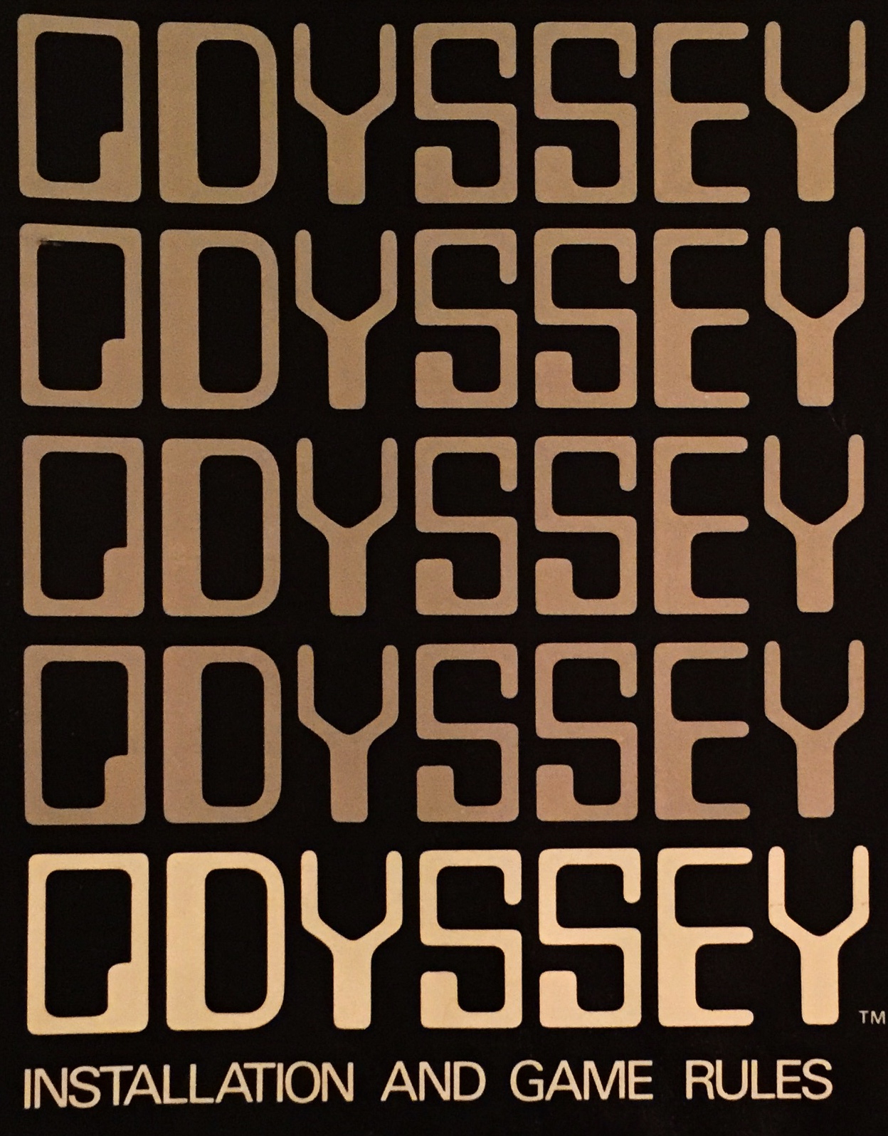 Magnavox Odyssey Owners Manual