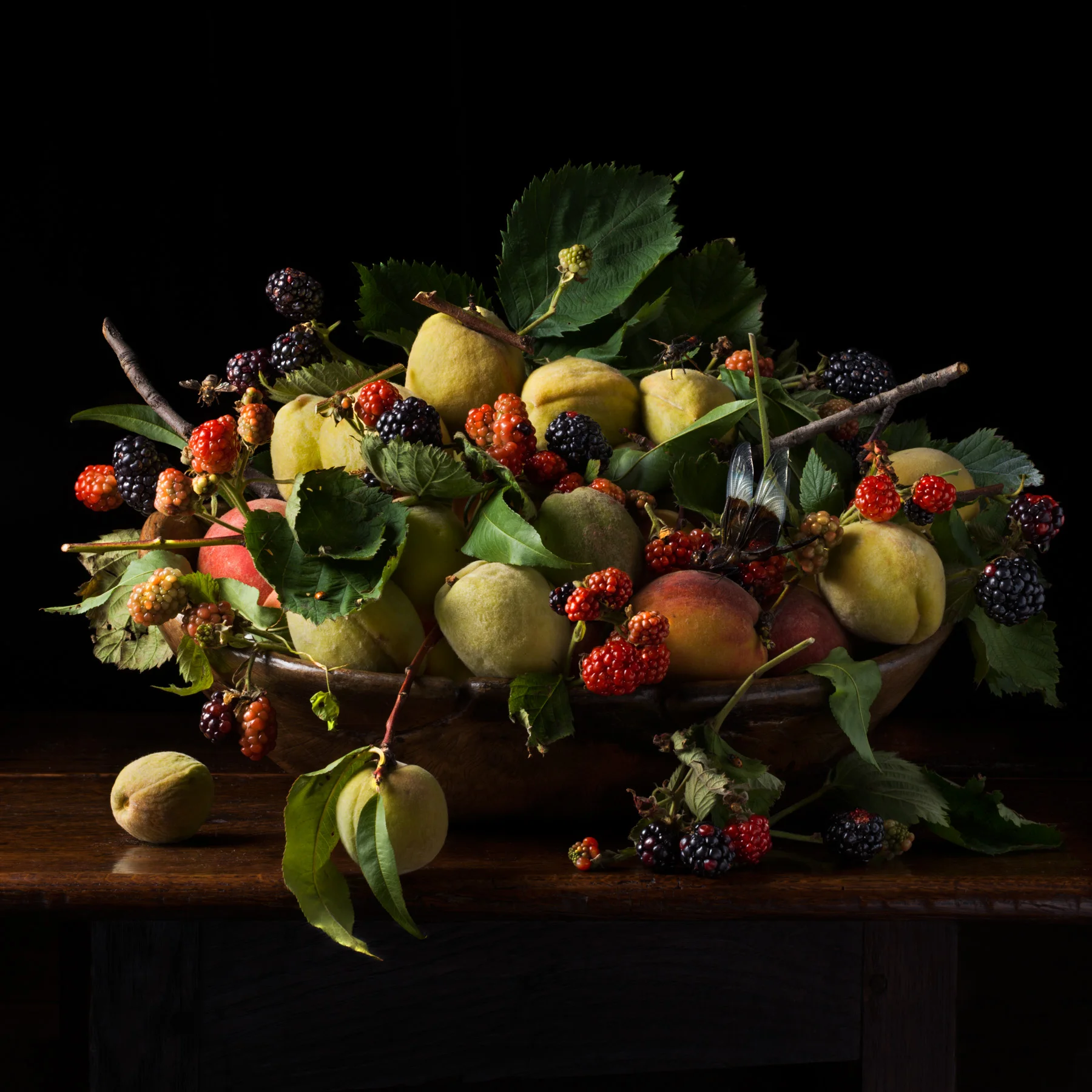 Blackberries and Peaches, After G.G., 2013