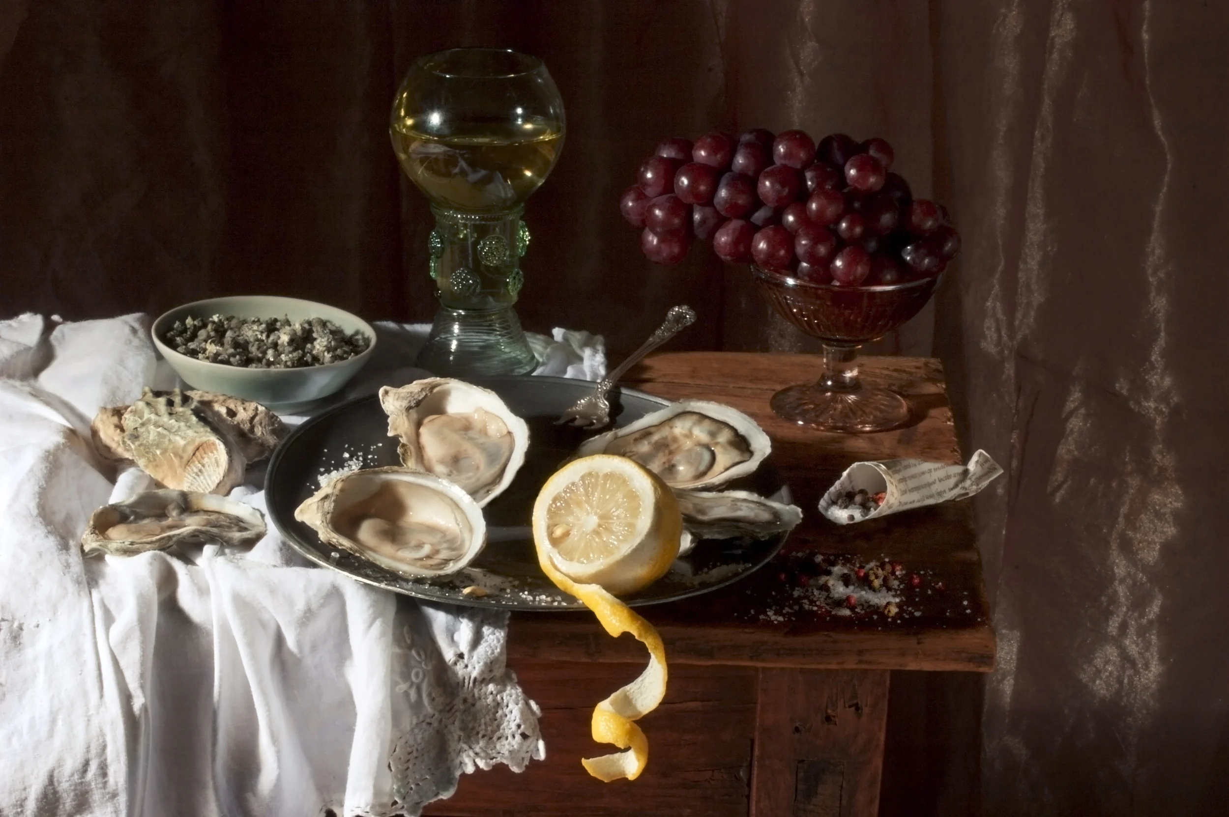 Oysters and Lemon, After W.C.H., 2008