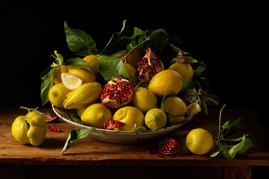 Lemons and Pomegranates, After J.V.H., 2010