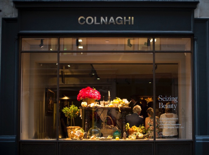 Window at Colnaghi's London Gallery