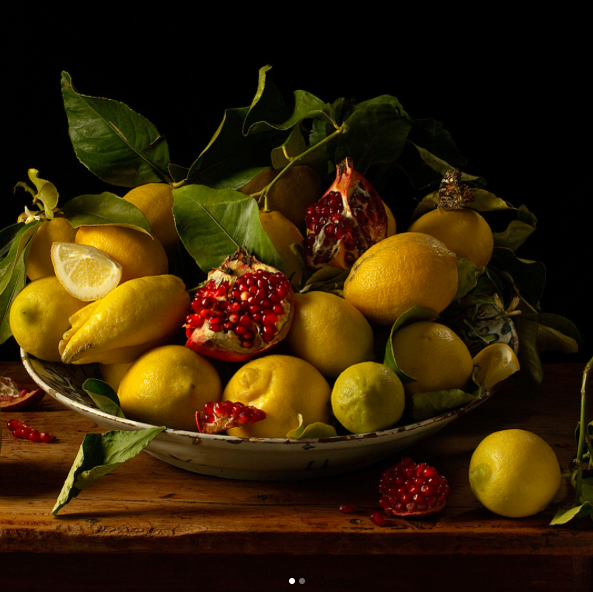 Lemons and Pomegranates, After J.V.H, 2010