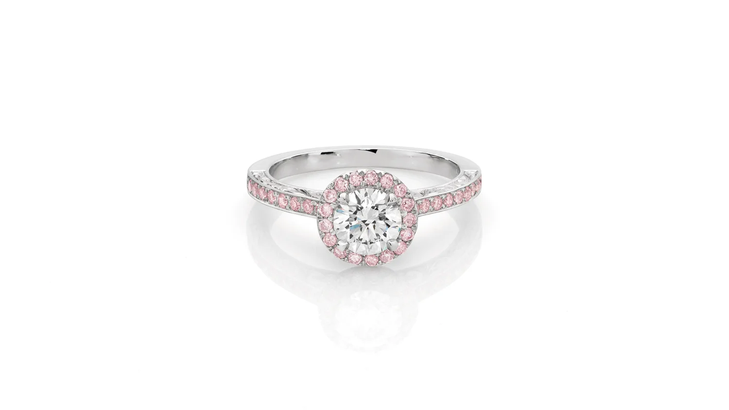 Pink Diamond Ring
