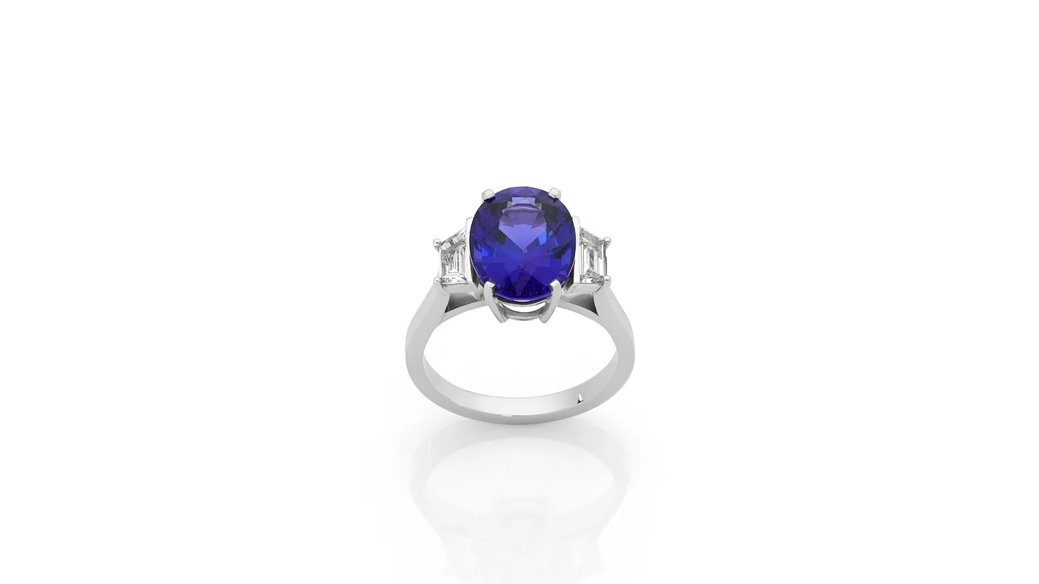 Tanzanite and Diamond Ring