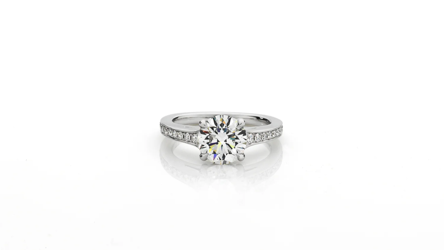 Pave Engagement Ring
