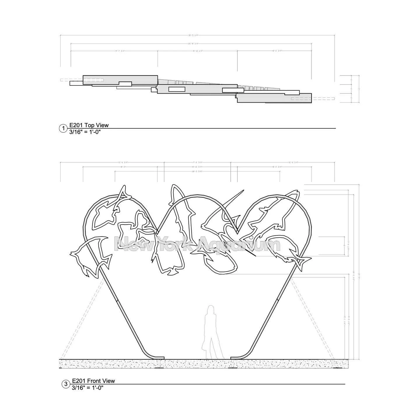 Fa&ccedil;ade drawings from a wayfinding and placemaking project for @nyaquarium @thewcs @fitnyc 
.
.
.
.
.

#design #exhibitiondesign #experiencedesign #signage #fashioninstituteoftechnology #signagedesign #wayfinding #exhibition #experience #interi