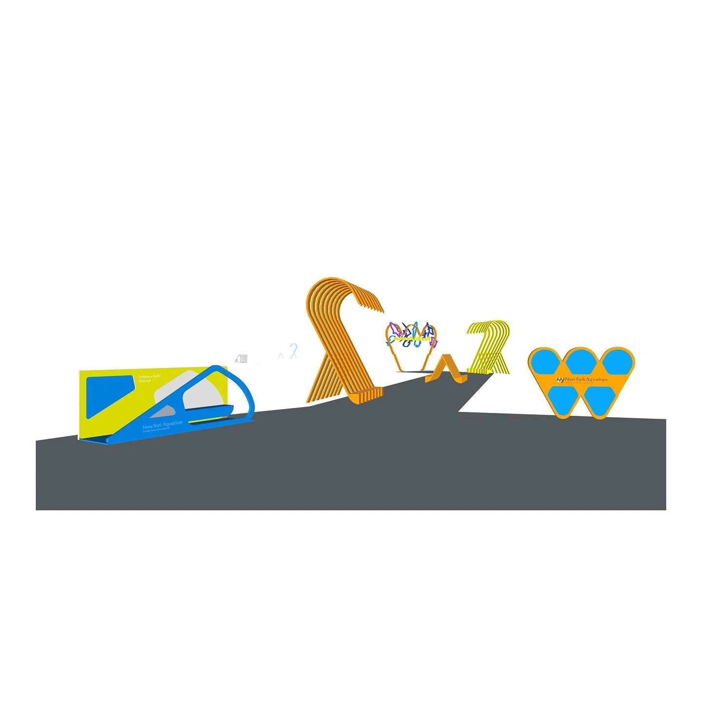 Ticketing experience elements from a wayfinding and placemaking project for @nyaquarium @thewcs @fitnyc 
.
.
.
.
.

#design #exhibitiondesign #experiencedesign #signage #fashioninstituteoftechnology #signagedesign #wayfinding #exhibition #experience 