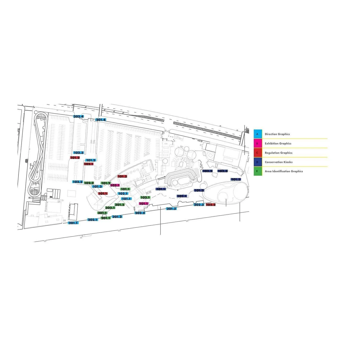 Proposed signage location plan &amp; sign type list from a wayfinding and placemaking project for @nyaquarium @thewcs @fitnyc 
.
.
.
.
.
#design #exhibitiondesign #experiencedesign #signage #fashioninstituteoftechnology #signagedesign #wayfinding #ex