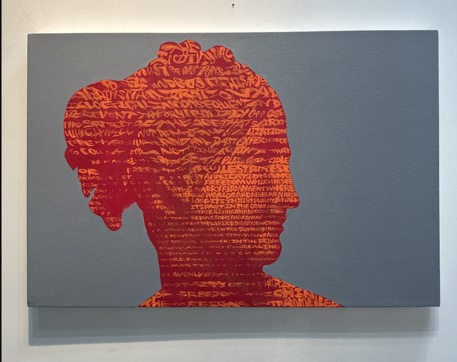VENUS VICTRIX IN ORANGE (Text: From Victoria Woodhull speech)