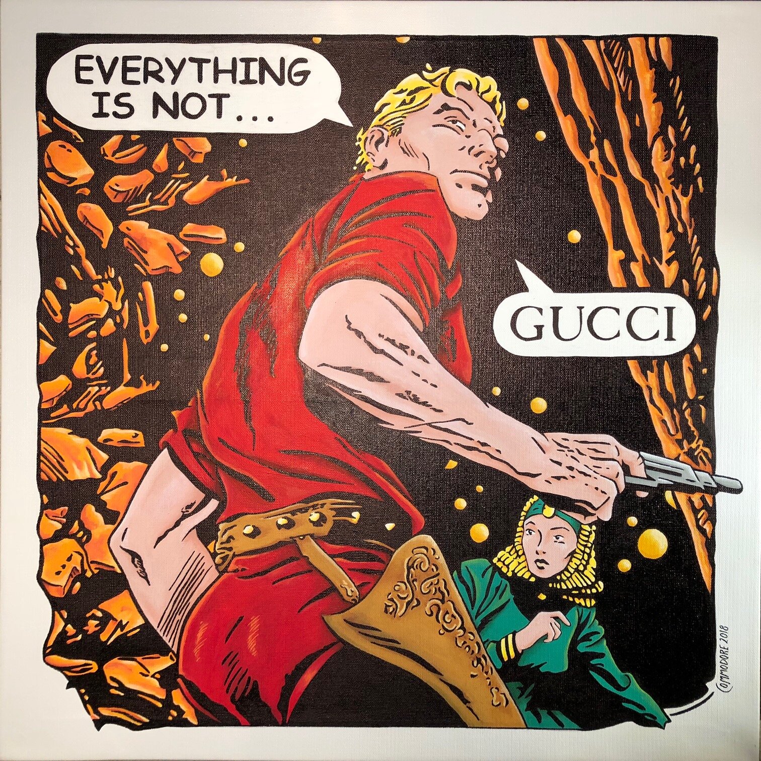 'EVERYTHING IS NOT GUCCI' by Dino Gravato
