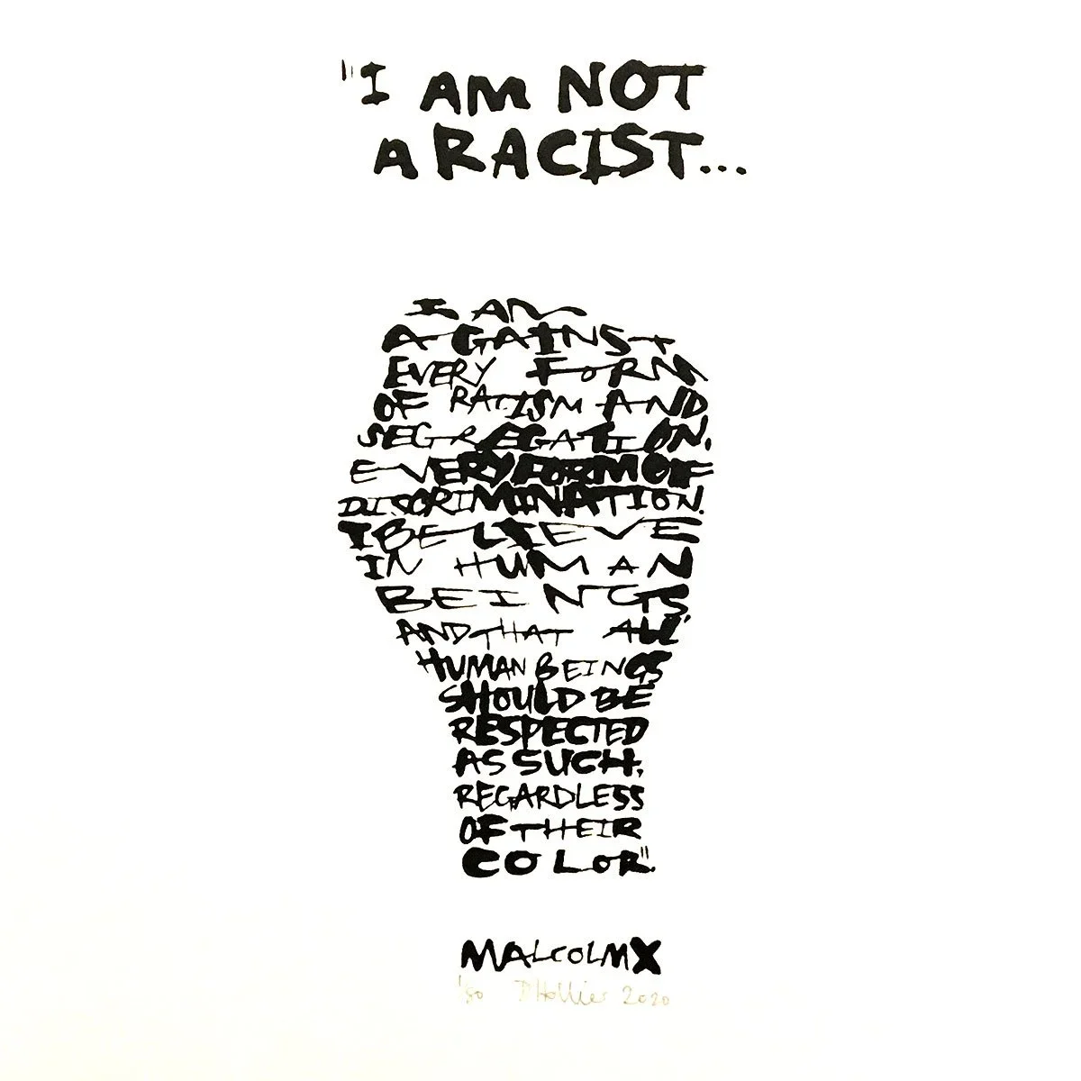 "I am not a Racist..." - Malcolm X