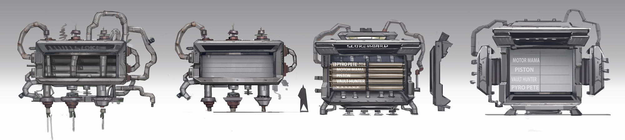 Borderlands 2: Mr. Torgue's Campaign of Carnage / Scoreboard concepts