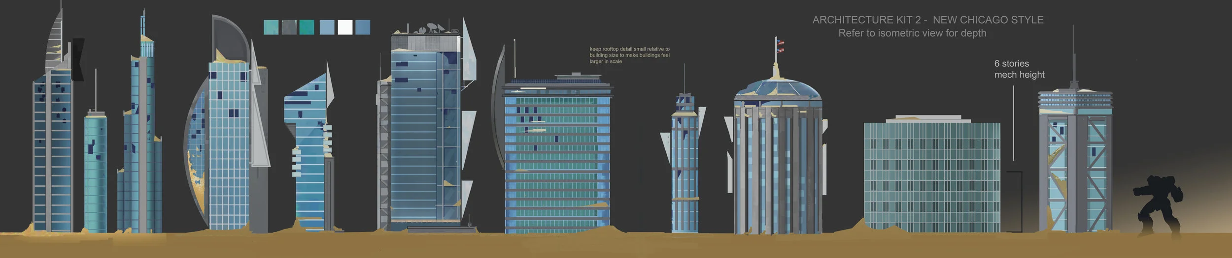 Archangel (VR) - City new style building kit concepts