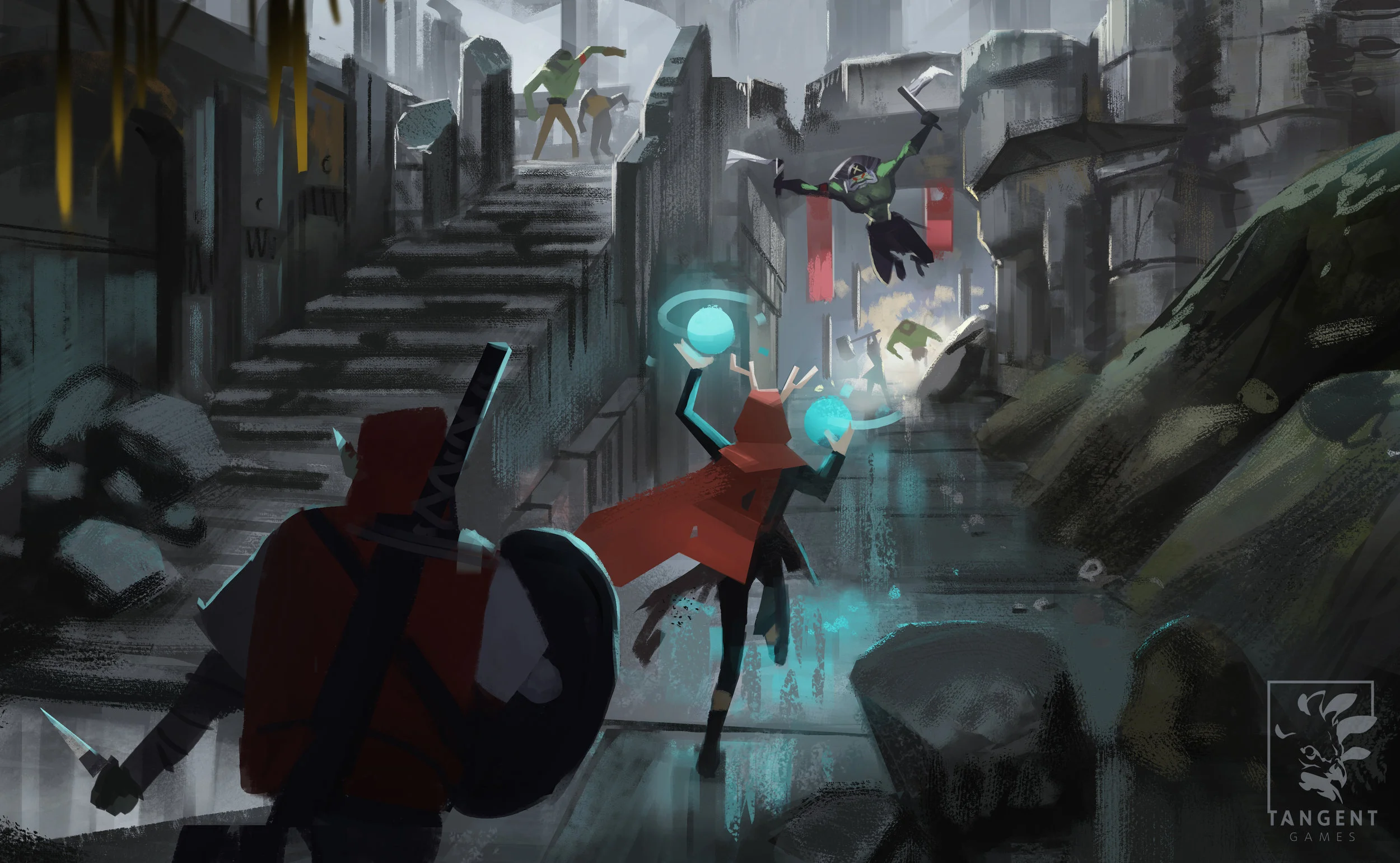 Tangent Games Unannounced Project - Battle concept