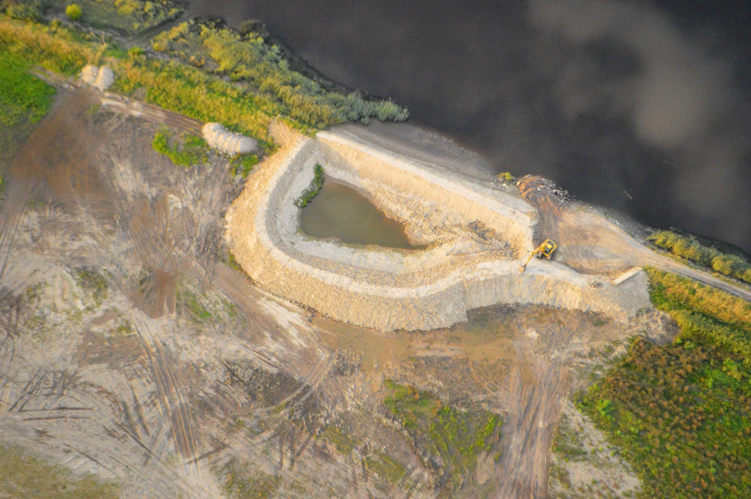 Flooded Land And The Road to Recovery