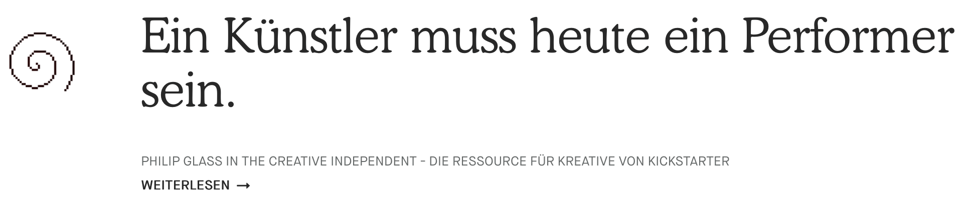 Beispiel für Serifen-Schrift im Web