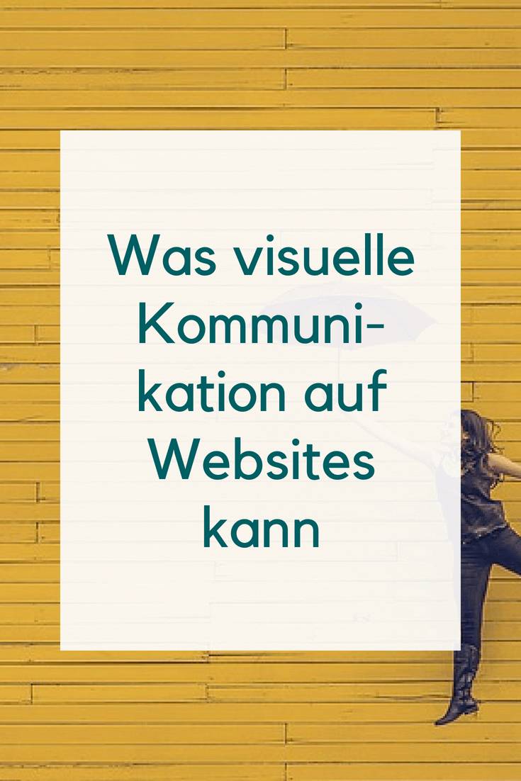 Visuelle Kommunikation auf Websites