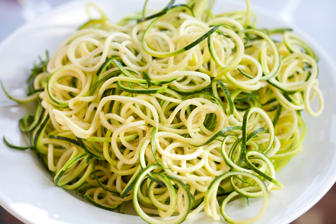 A Spirilizer makes perfectly thin and even courgette 'linguine'