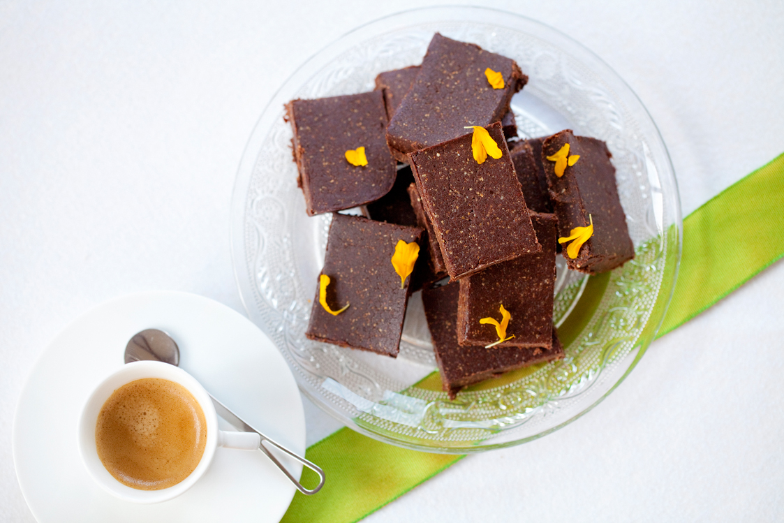 Although they're an ideal portable outdoor snack, they're also a real after-dinner treat served with coffee. 
