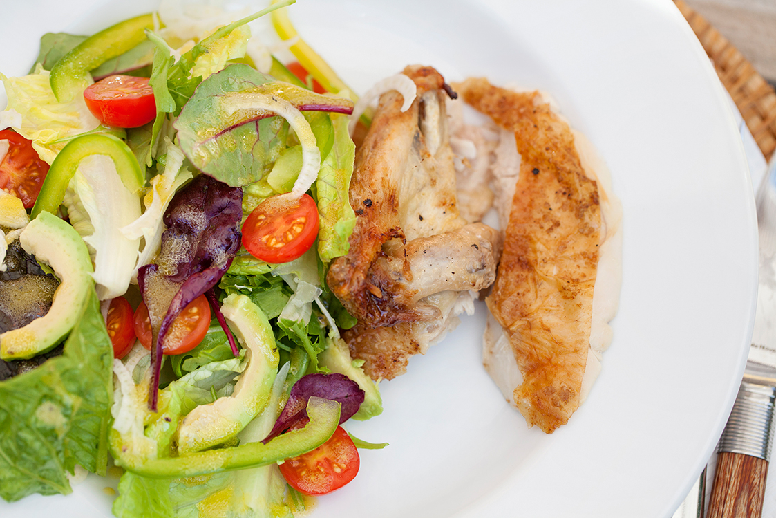 Or serve warm roast chicken with a simple salad and our Fast & Easy Vinaigrette 
