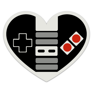 NES Controller Heart