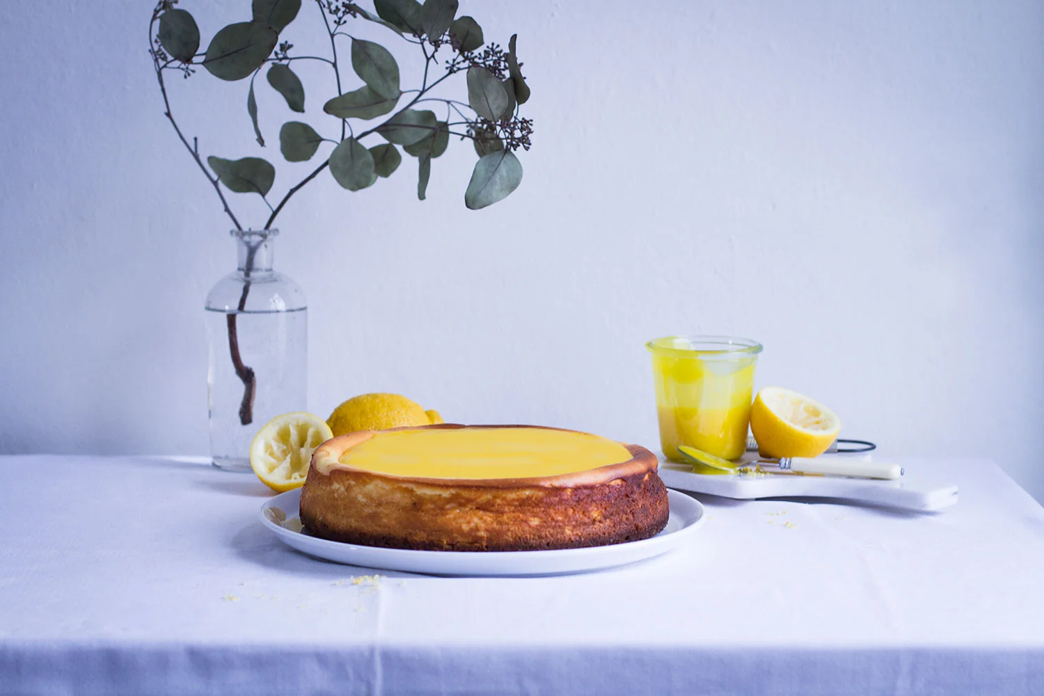 Cheesecake mit Lemon Curd