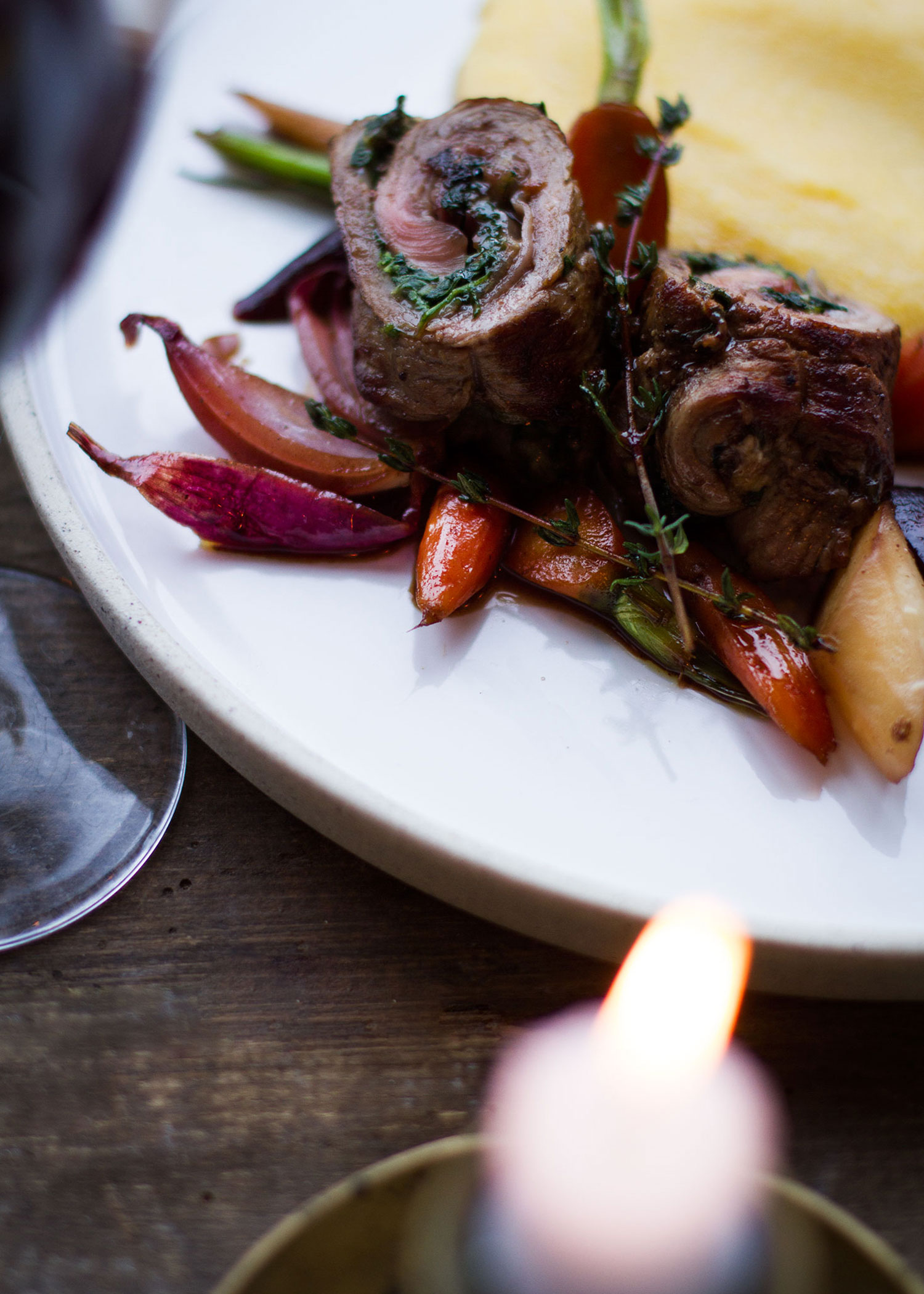 Kalbsrouladen mit Portweingemüse — nom-nom