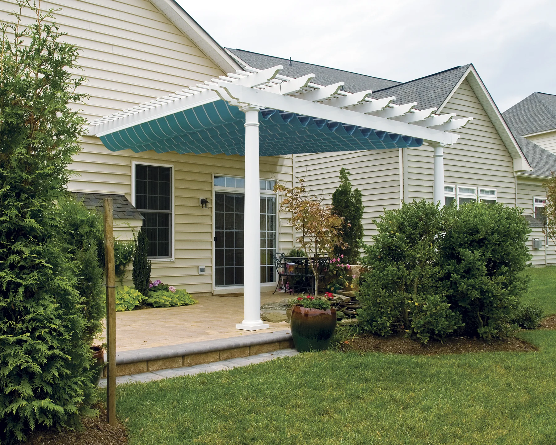 Under Pergola Canopy