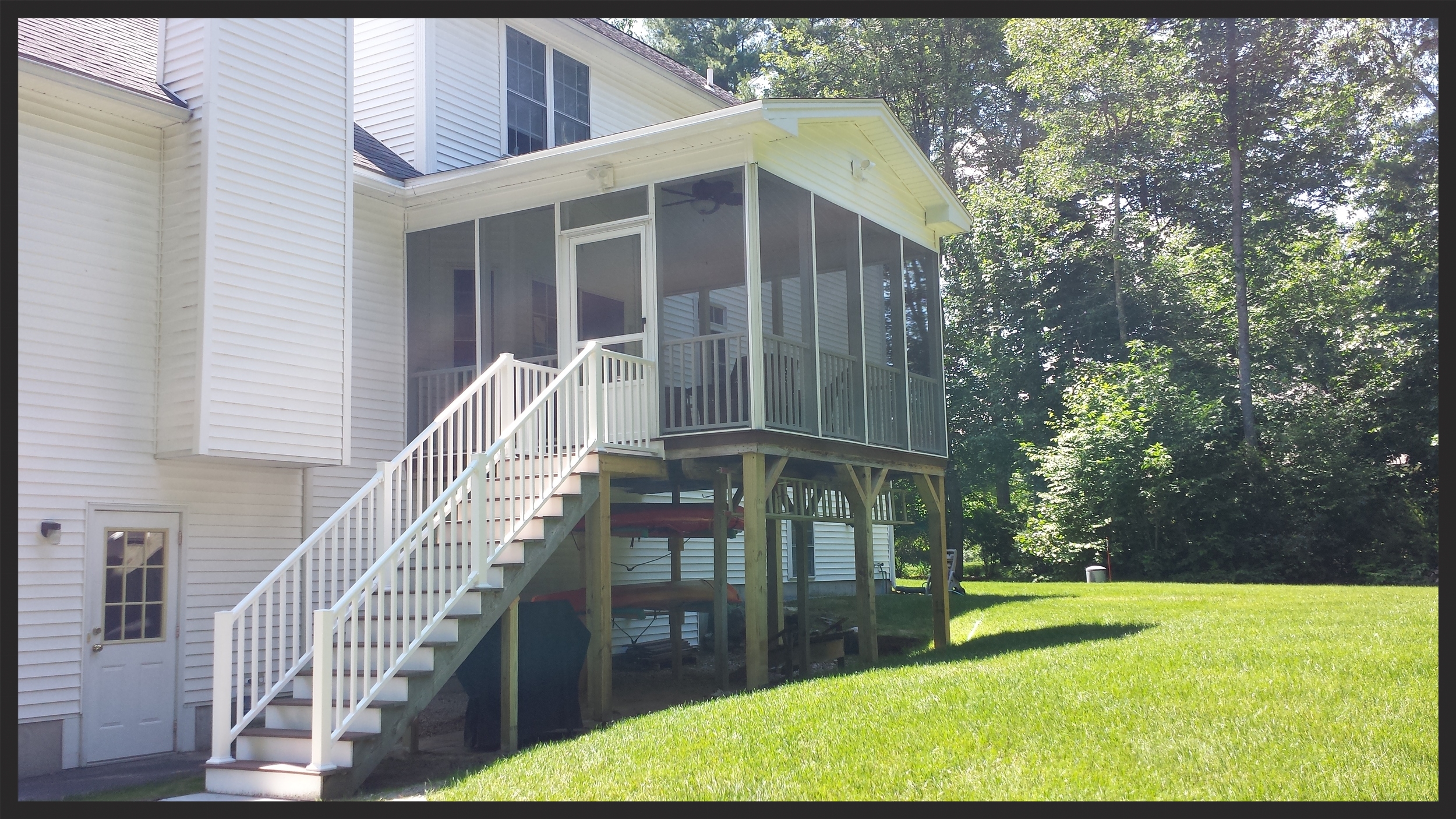 Screen porch , Chester, NH